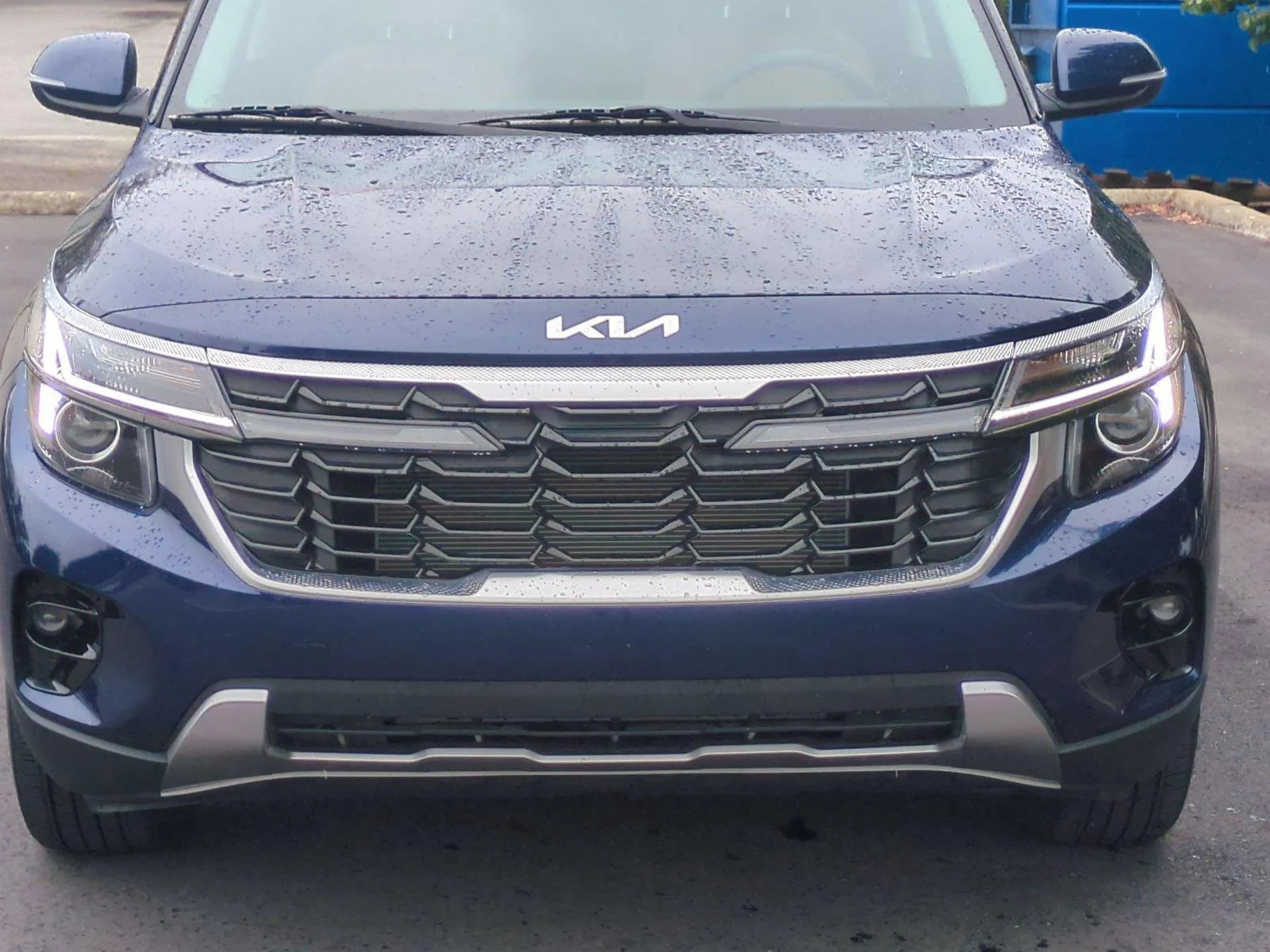 Used 2025 Dark Ocean Blue Kia EX image 13