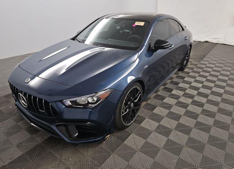 Used 2022 Denim Blue Metallic Mercedes-Benz AMG® CLA 45 image 4