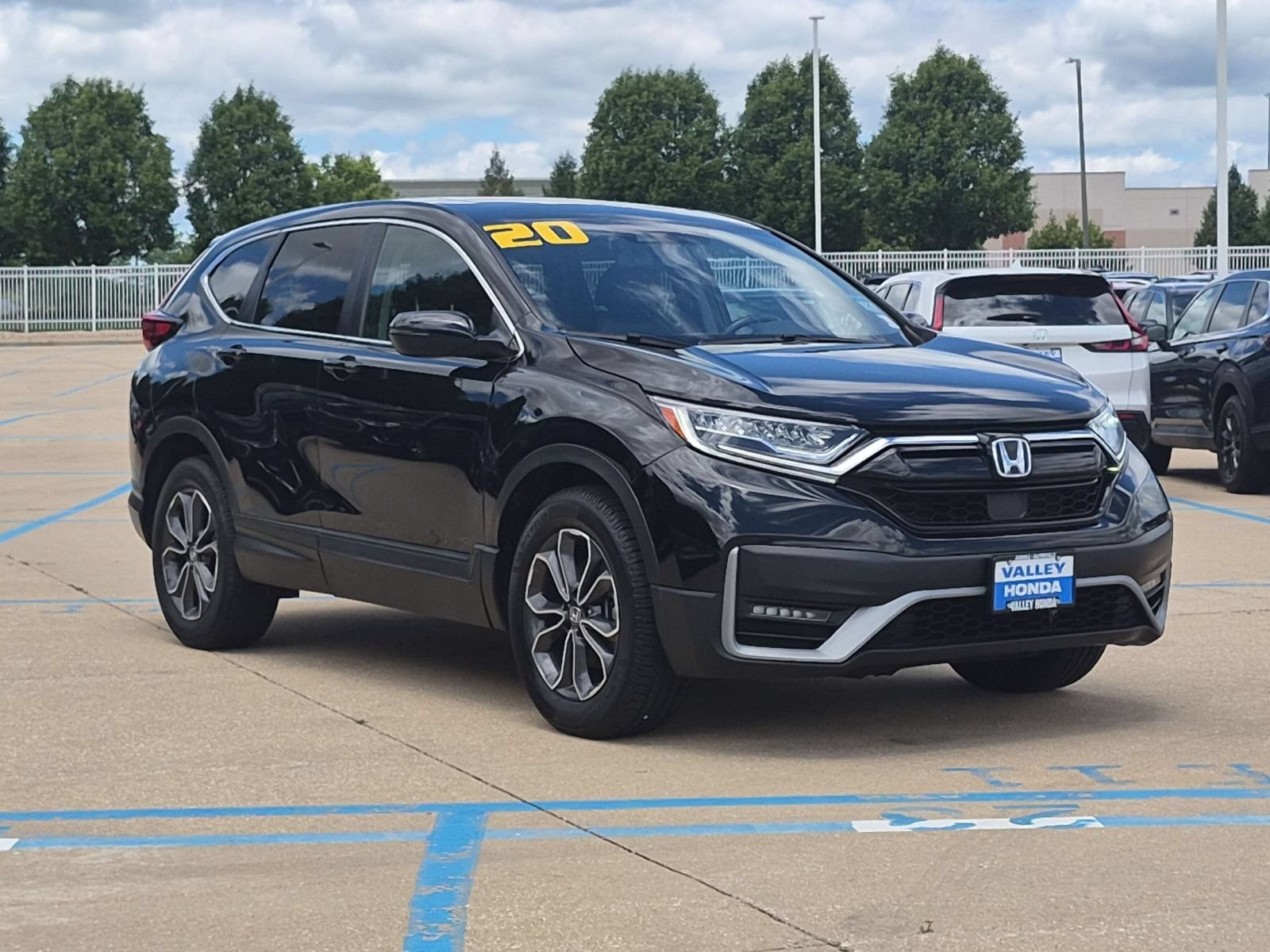 Used 2020 Crystal Black Pearl Honda EX-L AWD image 4
