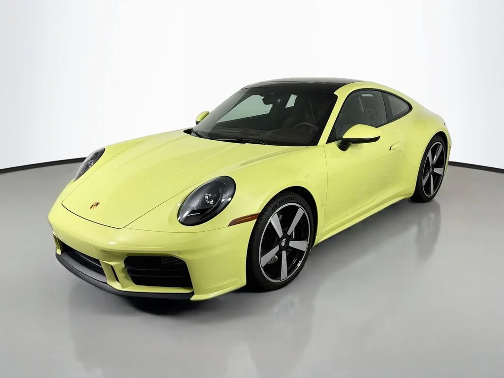 Certified Used 2025 Cartagena Yellow Metallic Porsche  image 1