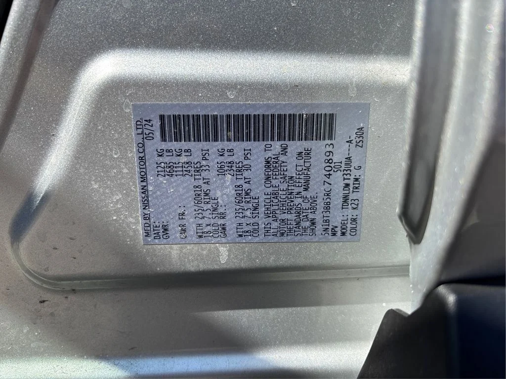 Certified Used 2024 Silver Nissan SV image 17