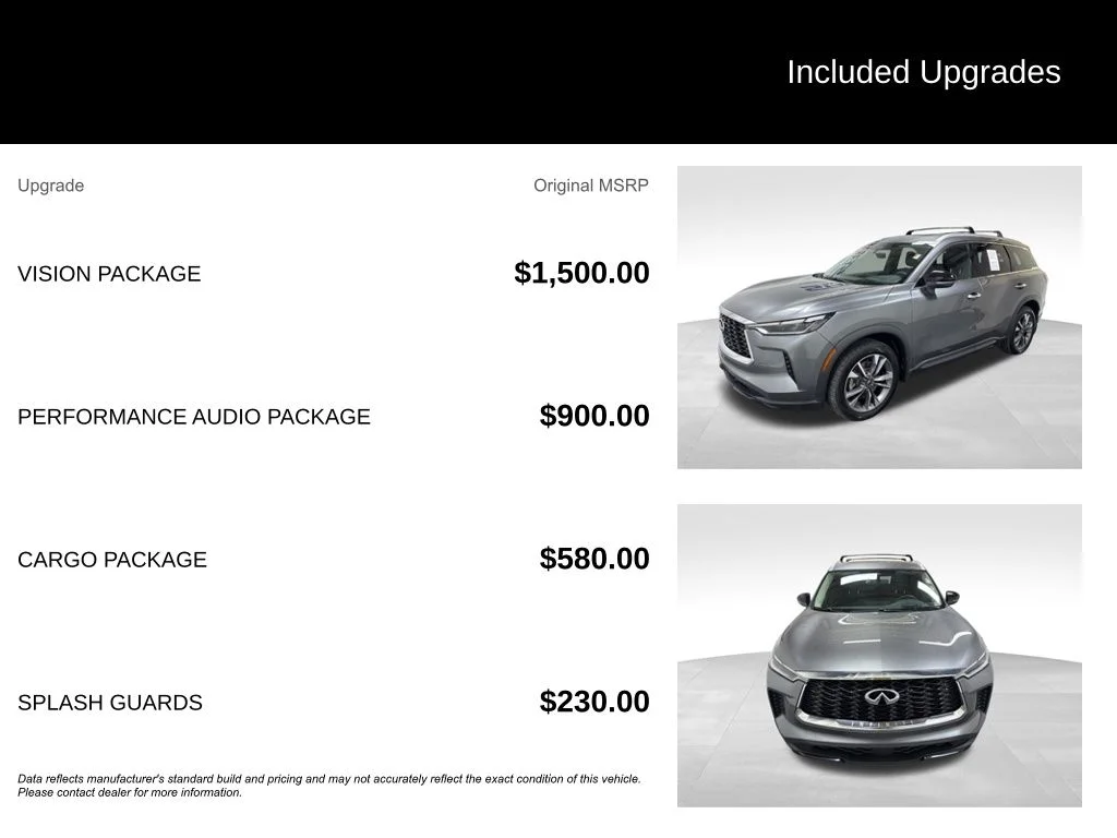 Used 2023 Gray INFINITI LUXE image 2