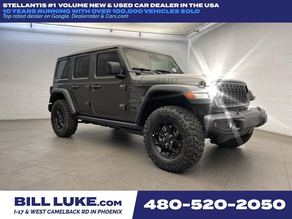 New 2026 Granite Crystal Metallic Clearcoat Jeep Willys image 1