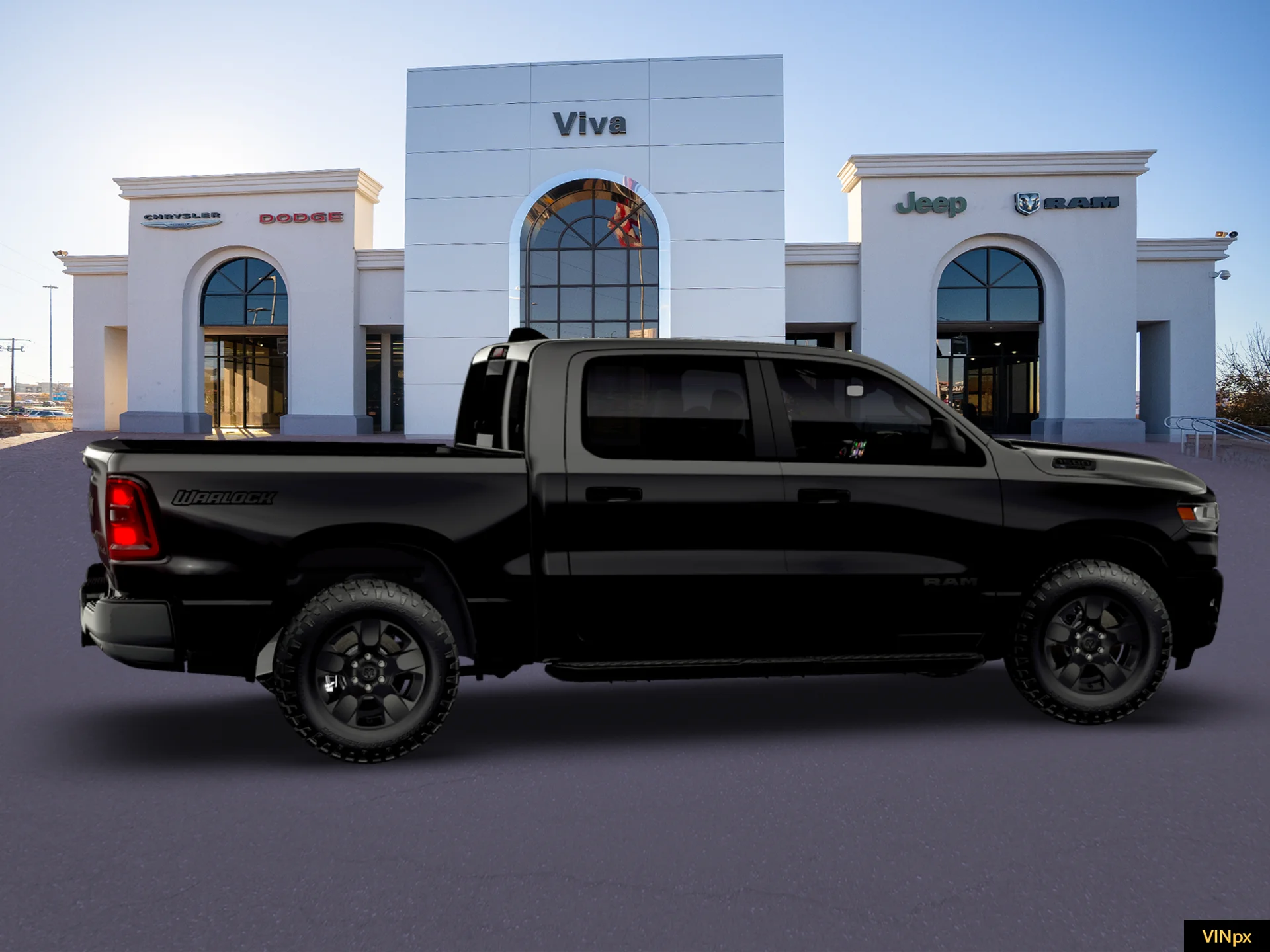 New 2026 Diamond Black Crystal Pearl-Coat Exterior Paint RAM  image 15