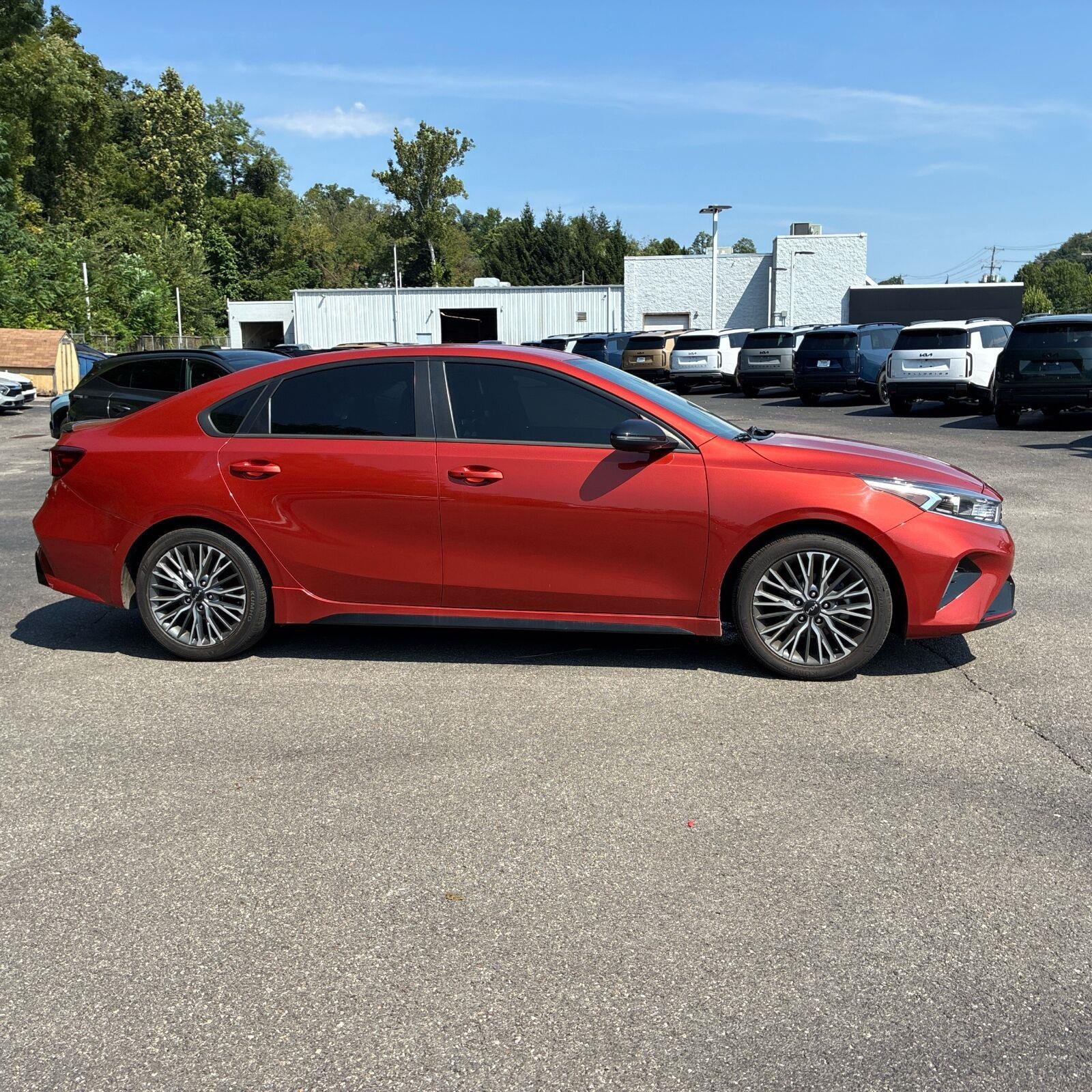 Used 2023 Fire Orange Kia GT-Line image 3