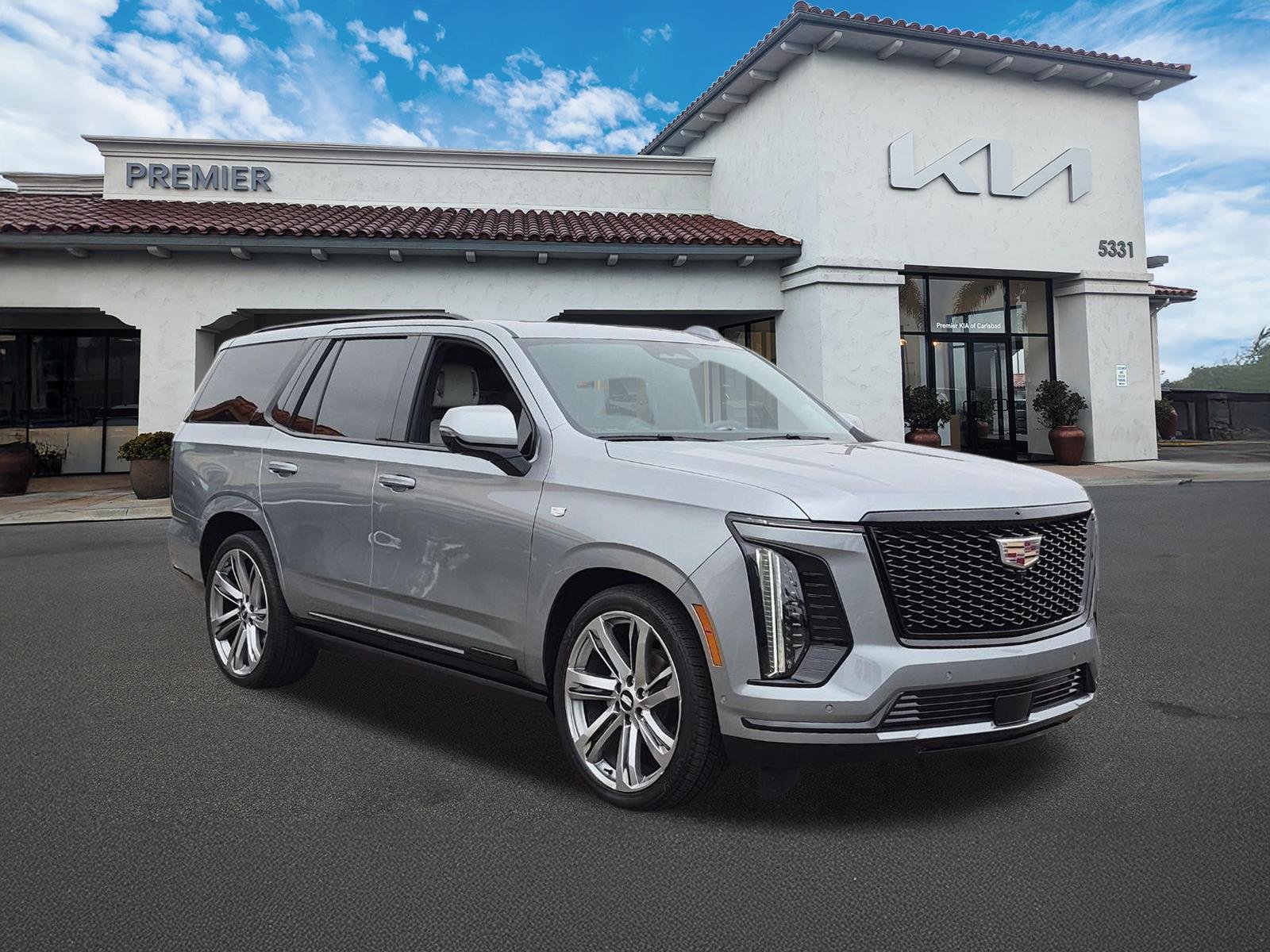 Used 2025 Silver Cadillac Sport Platinum image 2