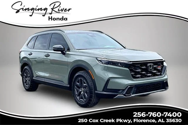 New 2026 Ash Green Metallic Honda AWD TrailSport Hybrid image 1
