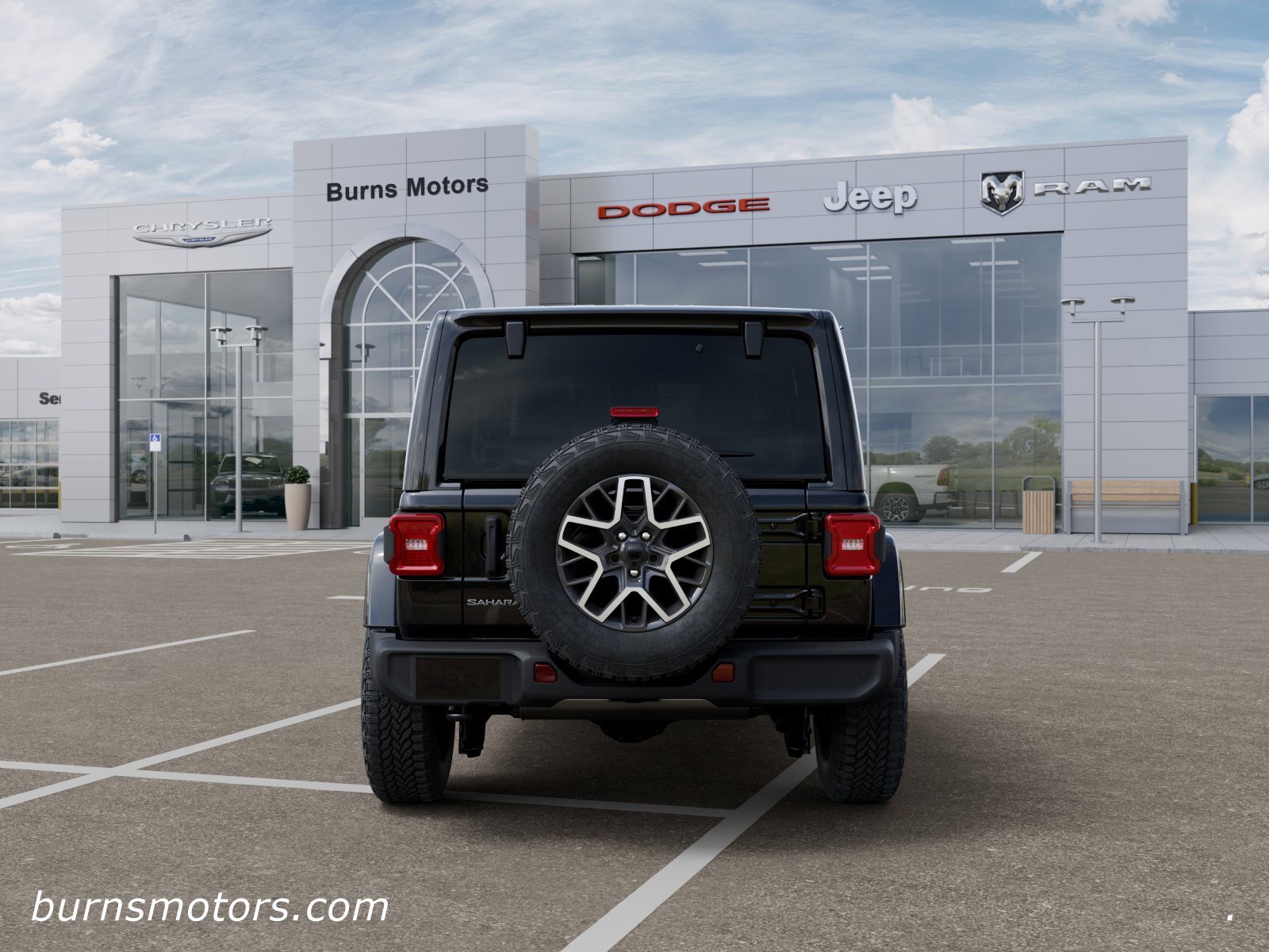 New 2026 Black Clear-Coat Exterior Paint Jeep Sahara 4-Door image 7