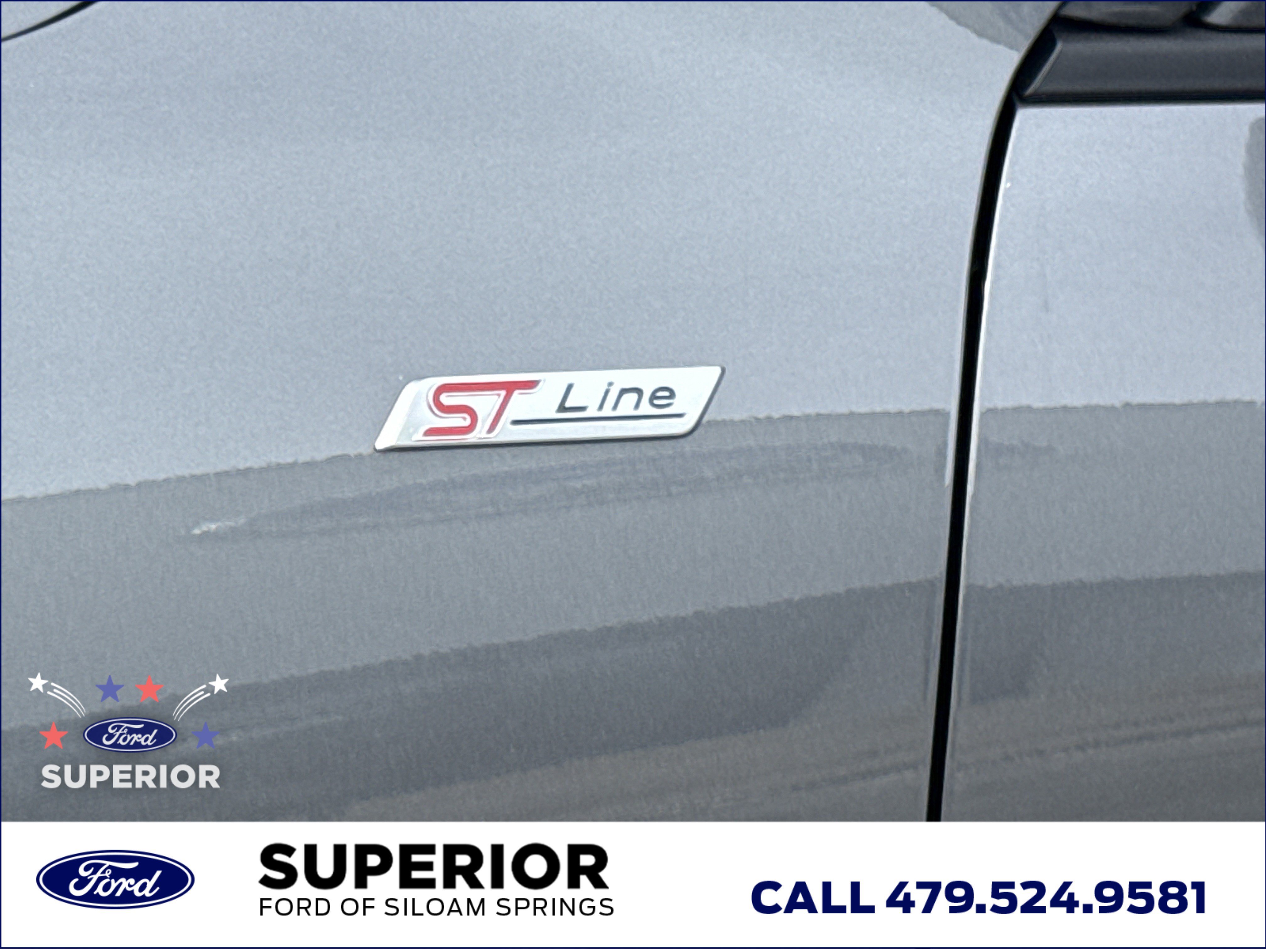 Used 2024 Light Blue Clearcoat Metallic Ford ST-Line Elite AWD image 17