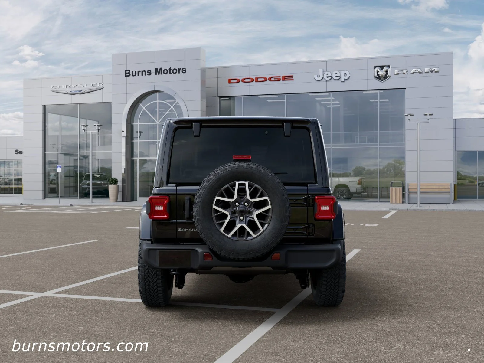 New 2026 Black Clear-Coat Exterior Paint Jeep Sahara 4-Door image 7