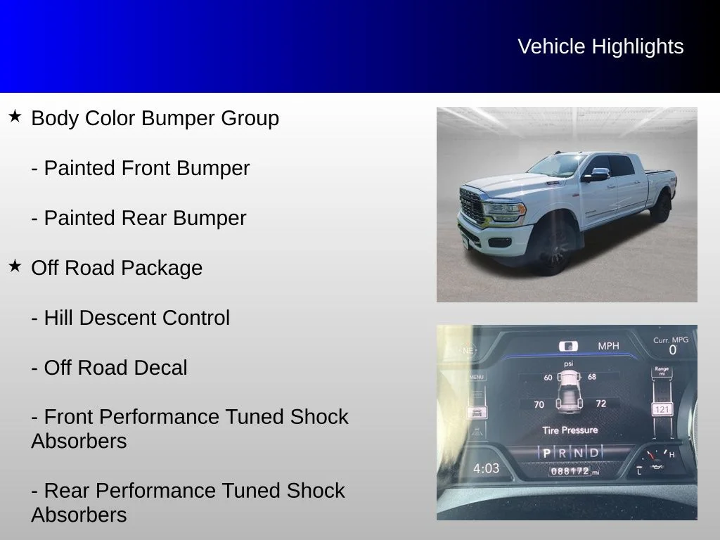 Used 2019 White Ram Limited image 16