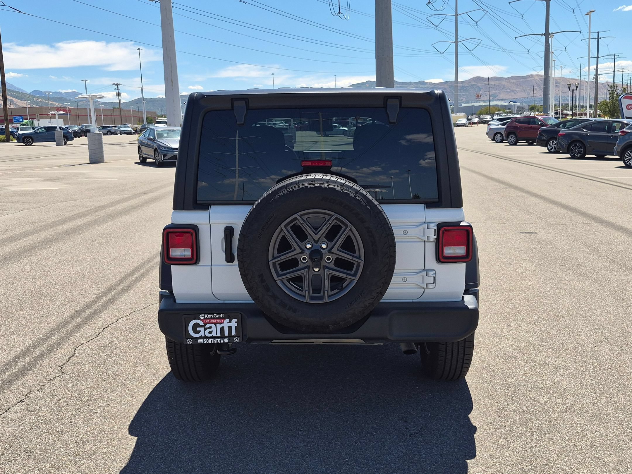 Used 2024 Bright White Clearcoat Jeep Sport S image 4