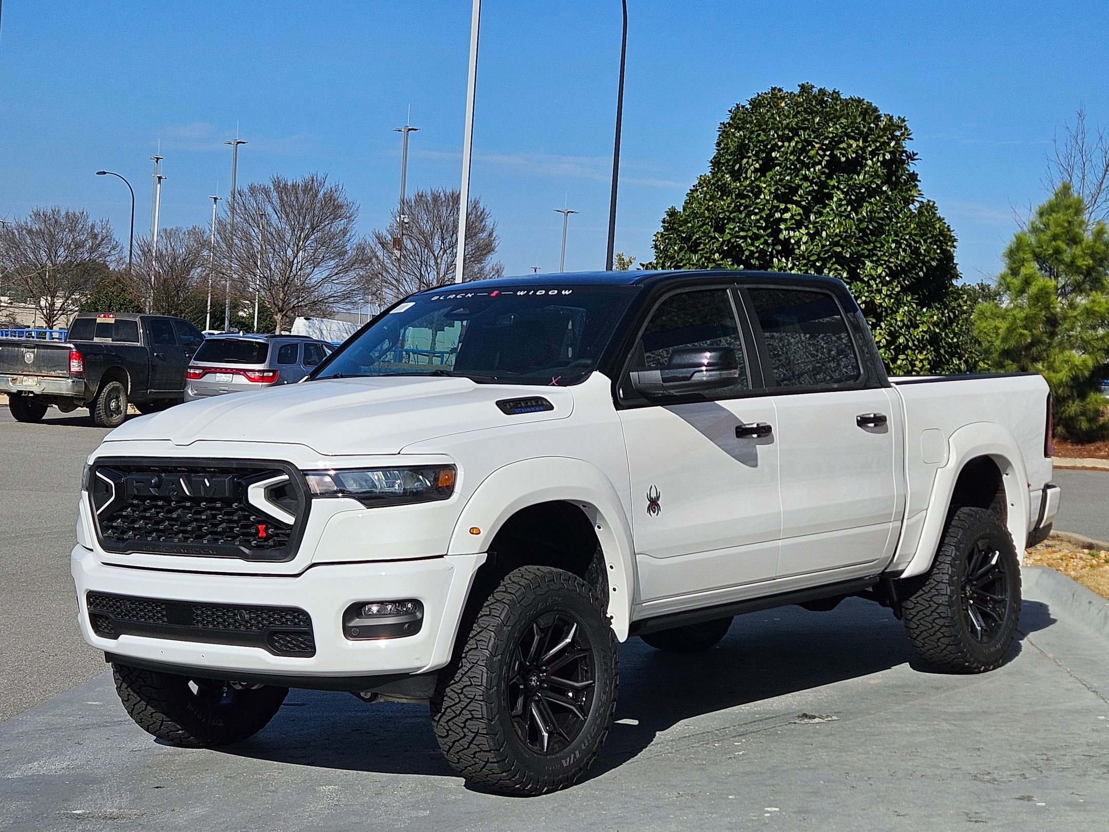 New 2026 Bright White Clear-Coat Exterior Paint RAM Big Horn image 3