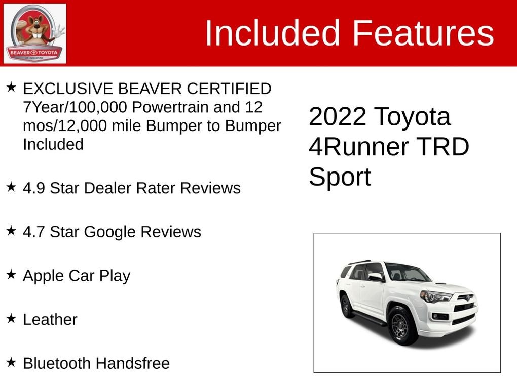 Used 2022 White Toyota TRD Sport image 4