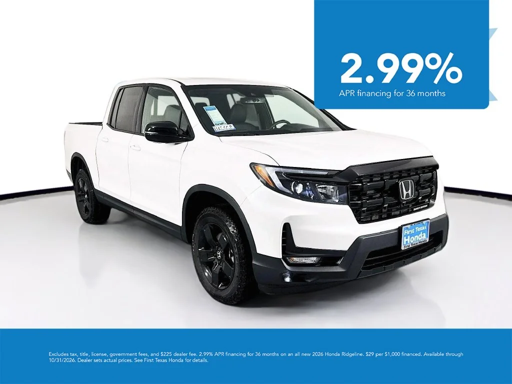 New 2026 Platinum White Pearl Honda Black Edition image 1