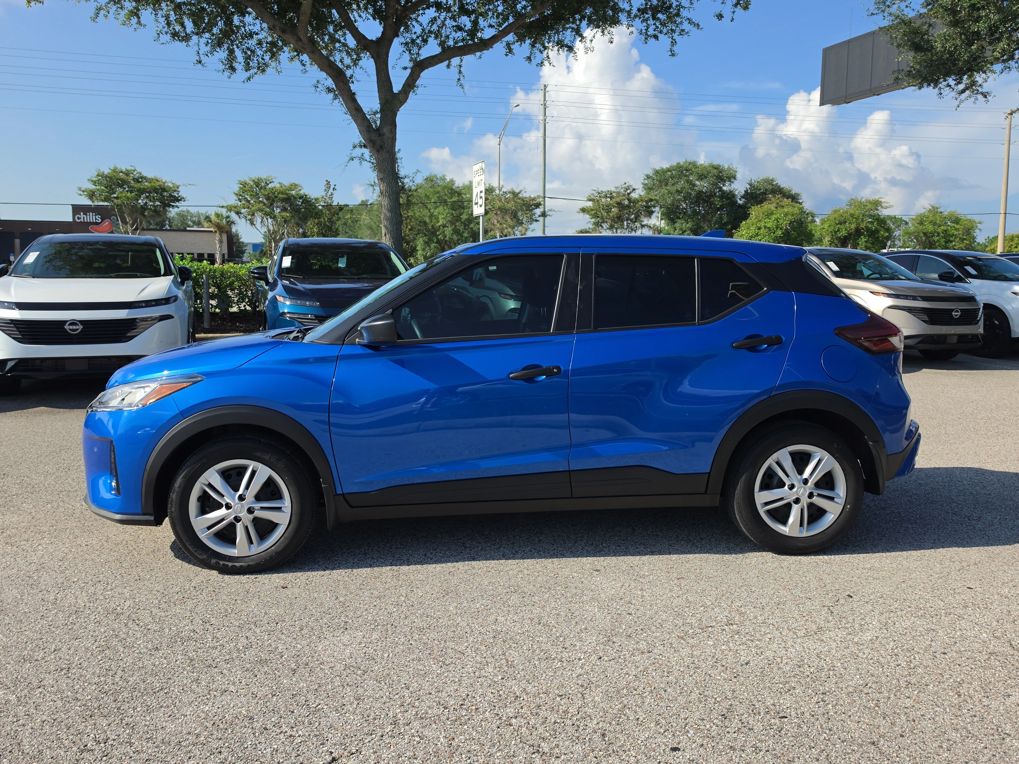 Certified Used 2025 Electric Blue Metallic Nissan S image 5