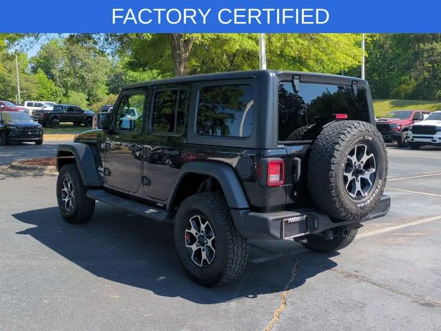Used 2020 Black Jeep Unlimited Sport S image 3