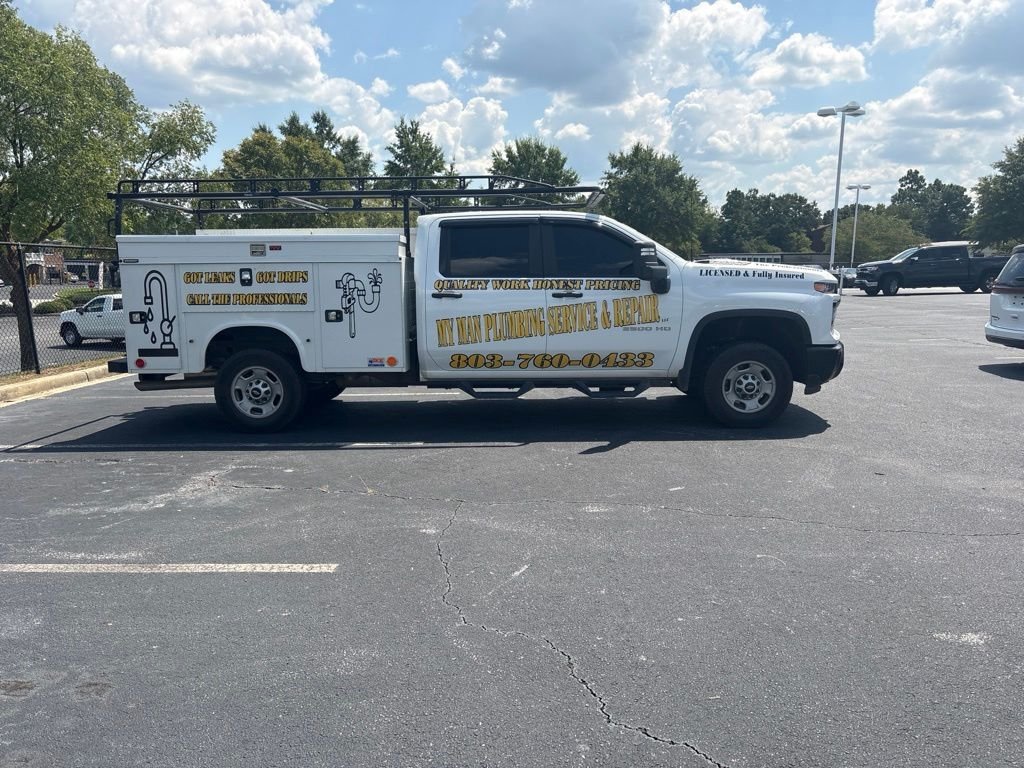 Used 2024 White Chevrolet Work Truck image 2