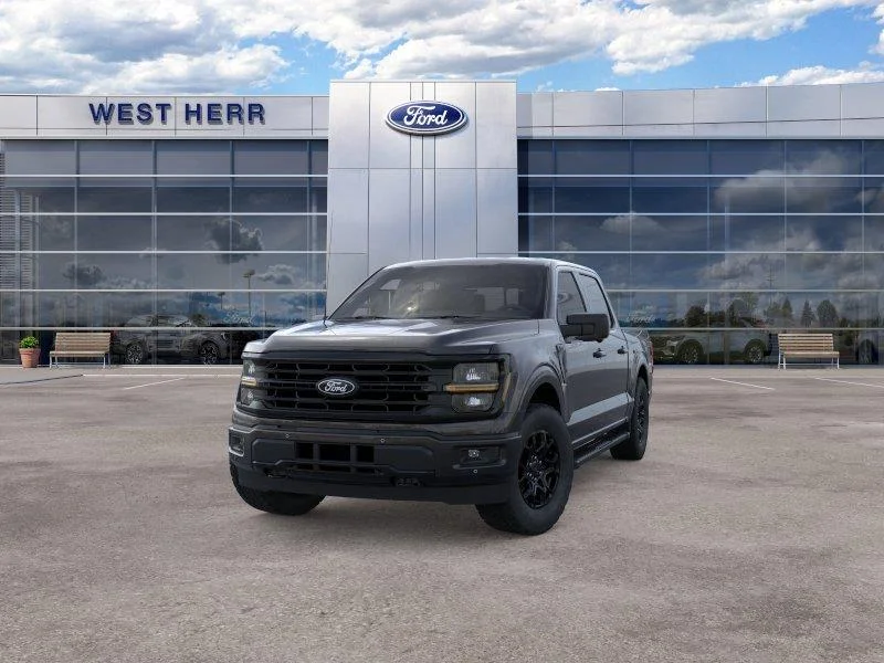 New 2026 Agate Black Metallic Ford XLT image 3