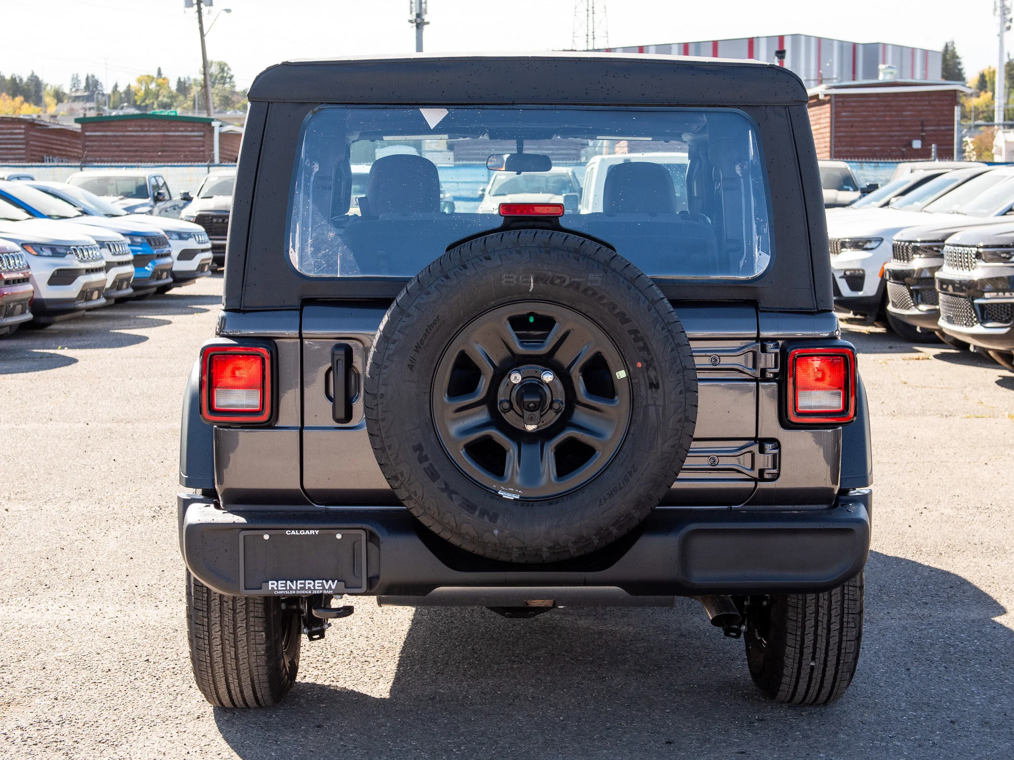 Used 2025 Grey Jeep Sport* 2 Door 4x4, Soft Top, 12 Inch Screen image 4