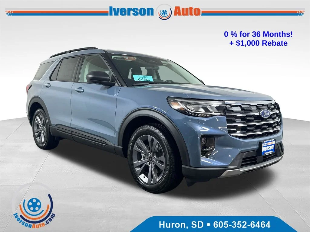 New 2026 Vapor Blue Metallic Ford Active image 1