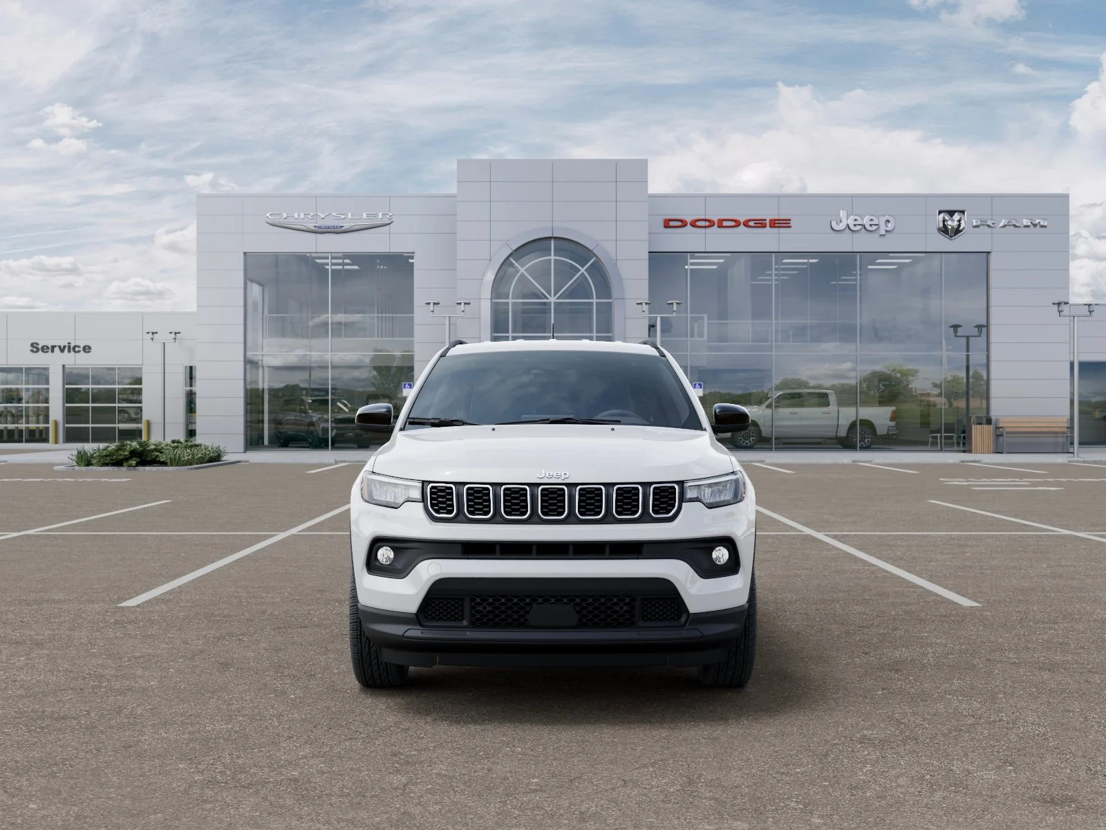 New 2026 Bright White Clear-Coat Exterior Paint Jeep Latitude image 33