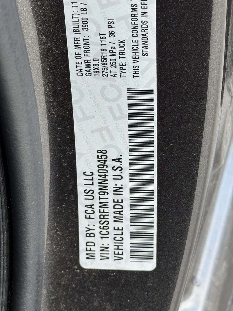 Used 2022 Gray Ram Big Horn/Lone Star image 29