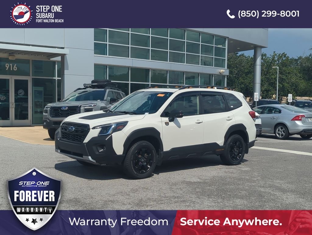Used 2023 White Subaru Wilderness image 2
