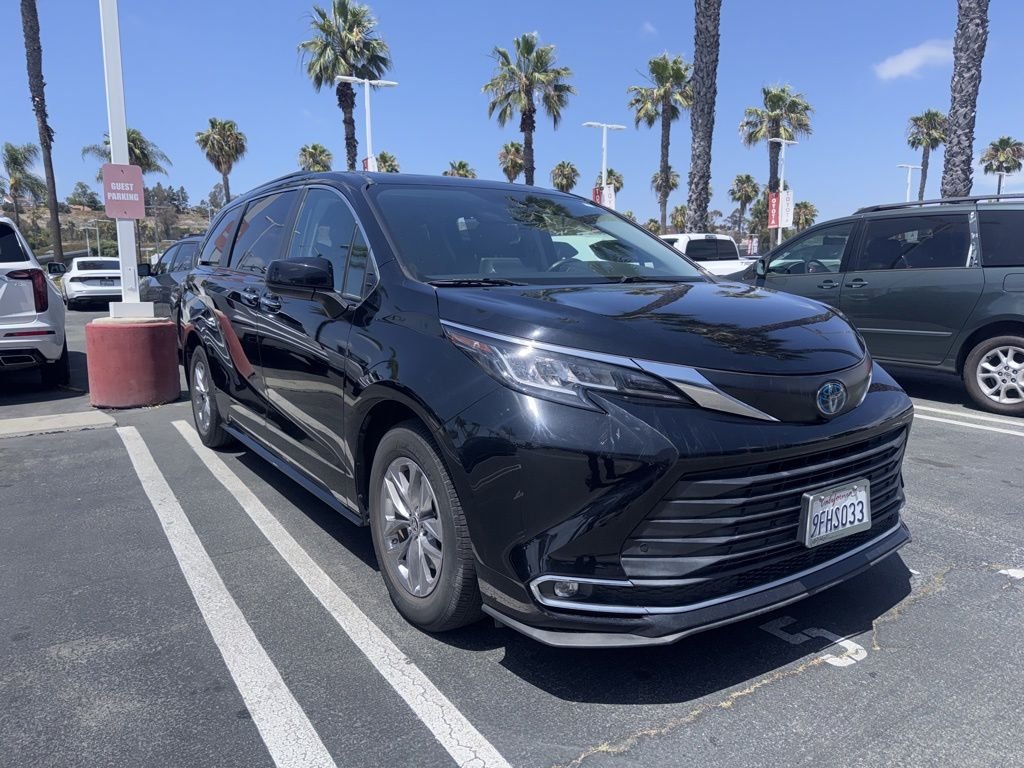 Used 2023 Midnight Black Metallic Toyota XLE image 2