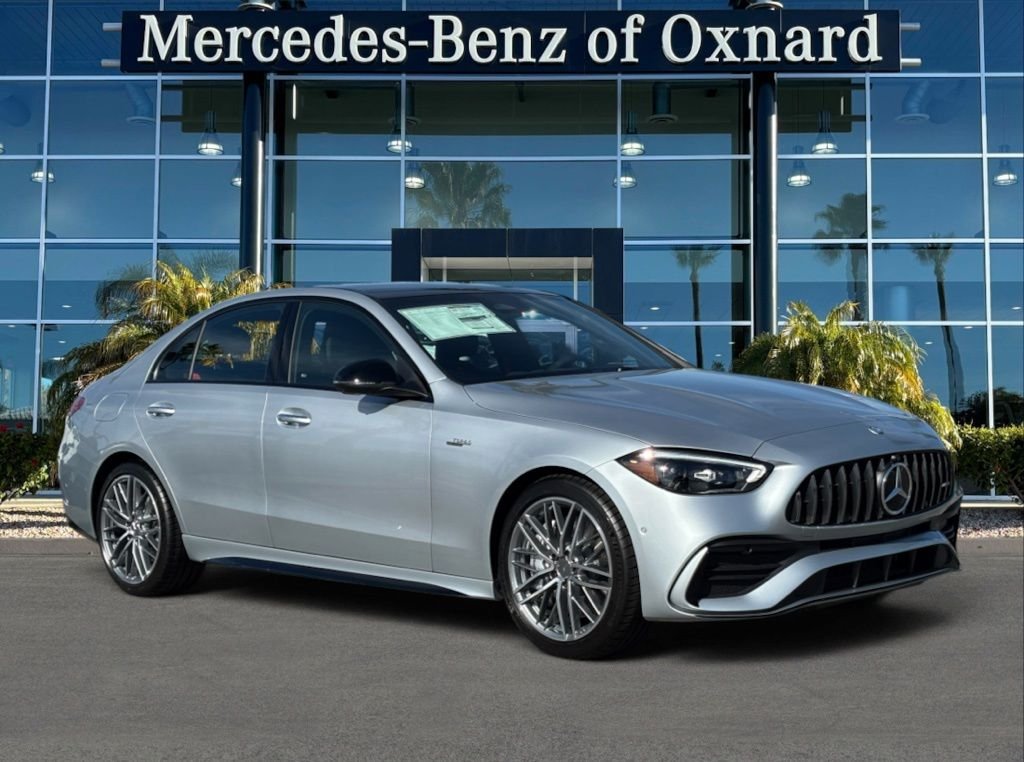 New 2026 Cirrus Silver Metallic Mercedes-Benz AMG® C 43 4MATIC Sedan image 1