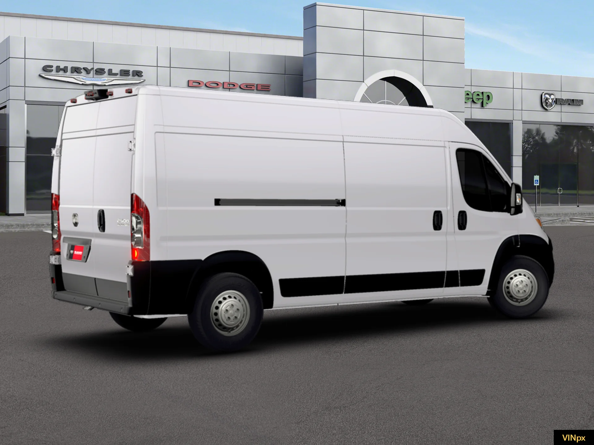 New 2026 Bright White Clear-Coat Exterior Paint Ram Tradesman image 20