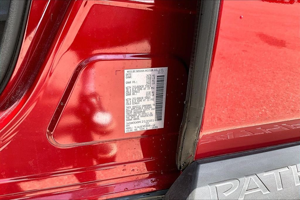 Used 2023 Red Nissan SL image 31