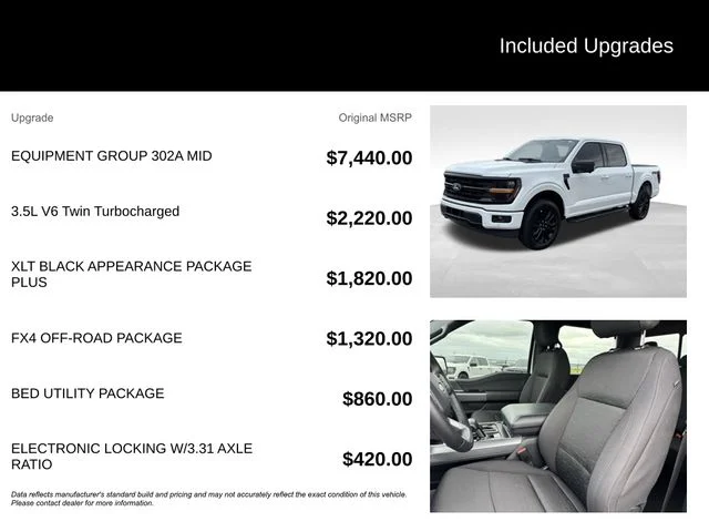 Used 2025 White Ford XLT image 5