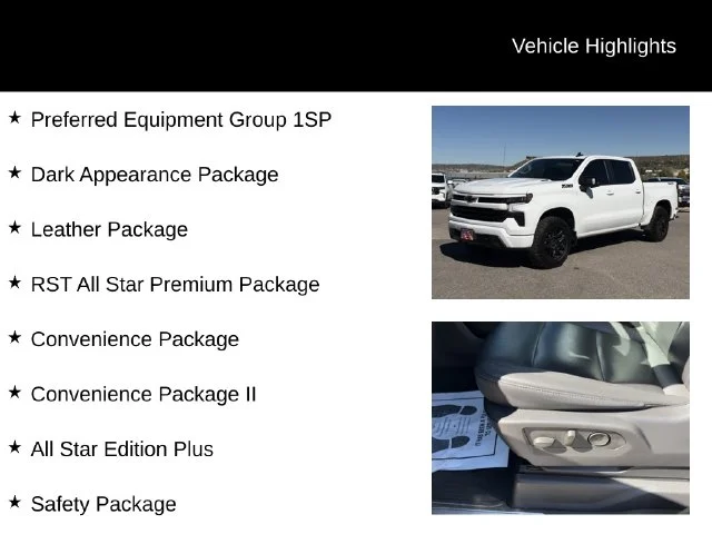 Used 2025 White Chevrolet RST image 8