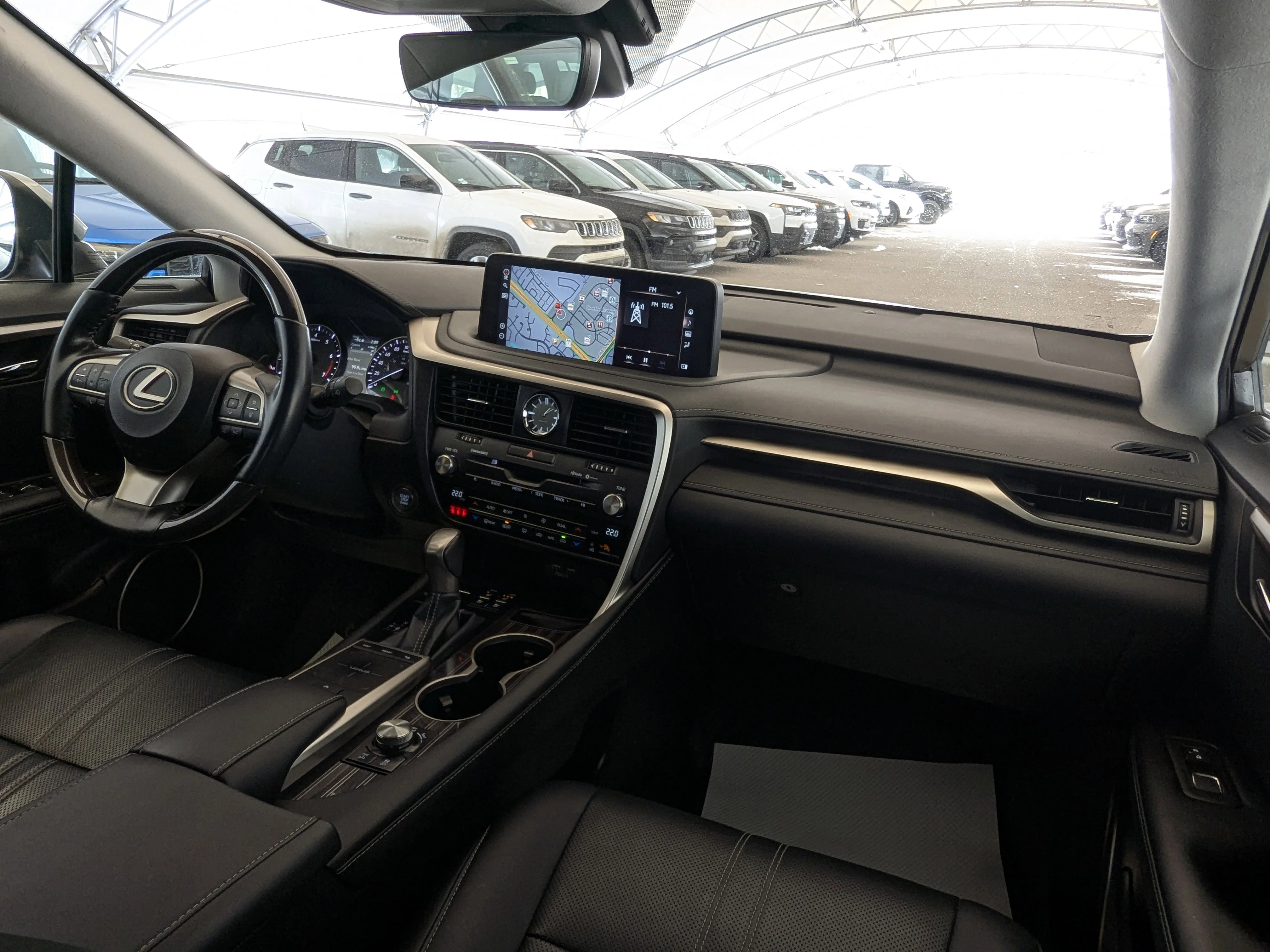 Used 2020 Silver Lexus RX 350 - 8 Touchscreen - Leather - Sunroof - image 30