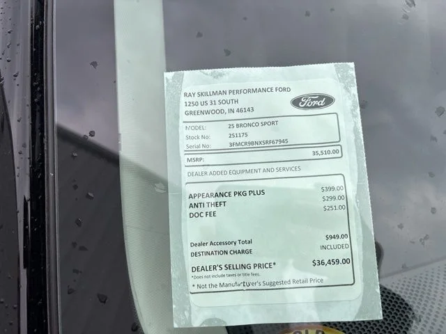 New 2025 Shadow Black Ford Big Bend® image 2
