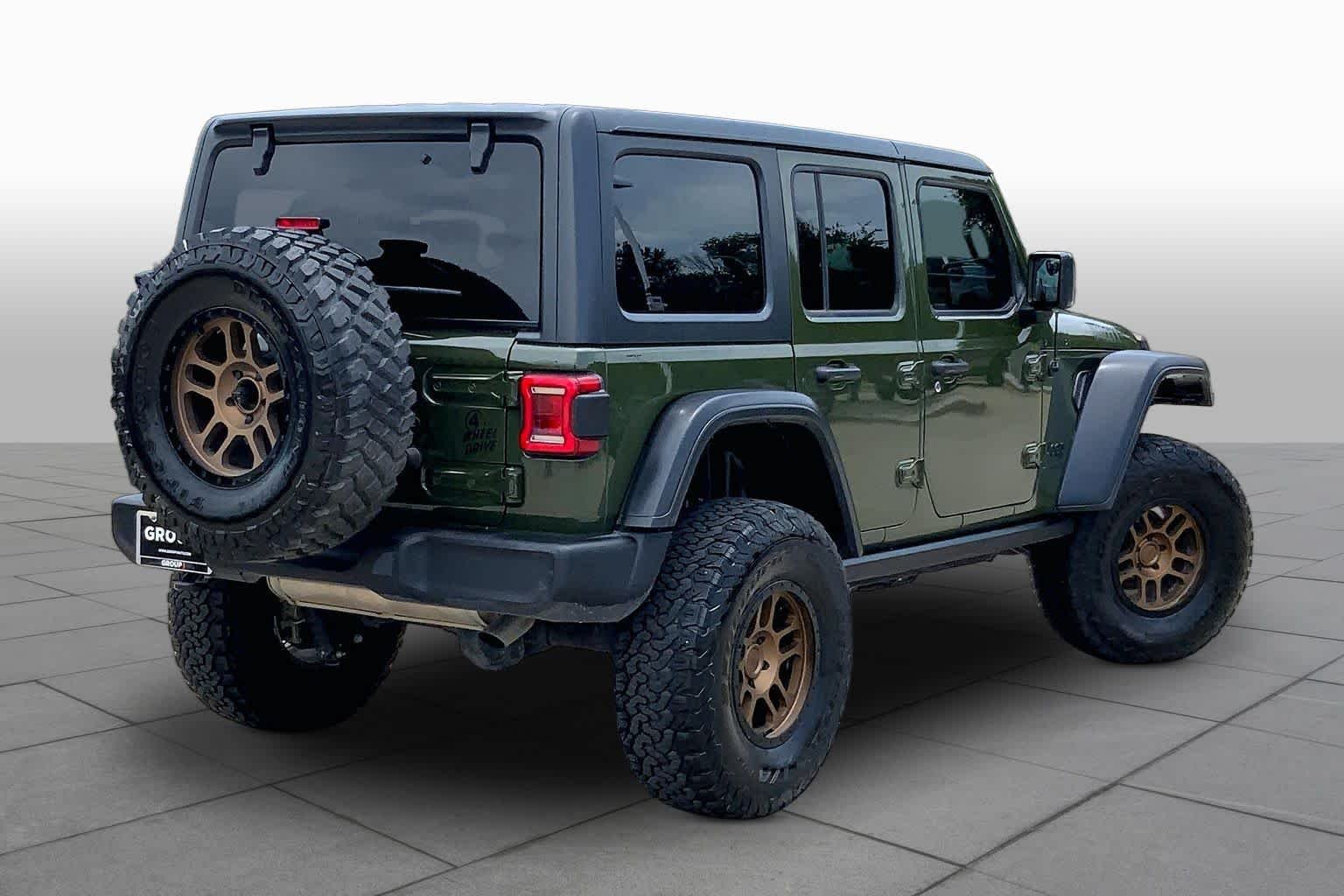 Used 2021 Sarge Green Clearcoat Jeep Unlimited Willys image 12