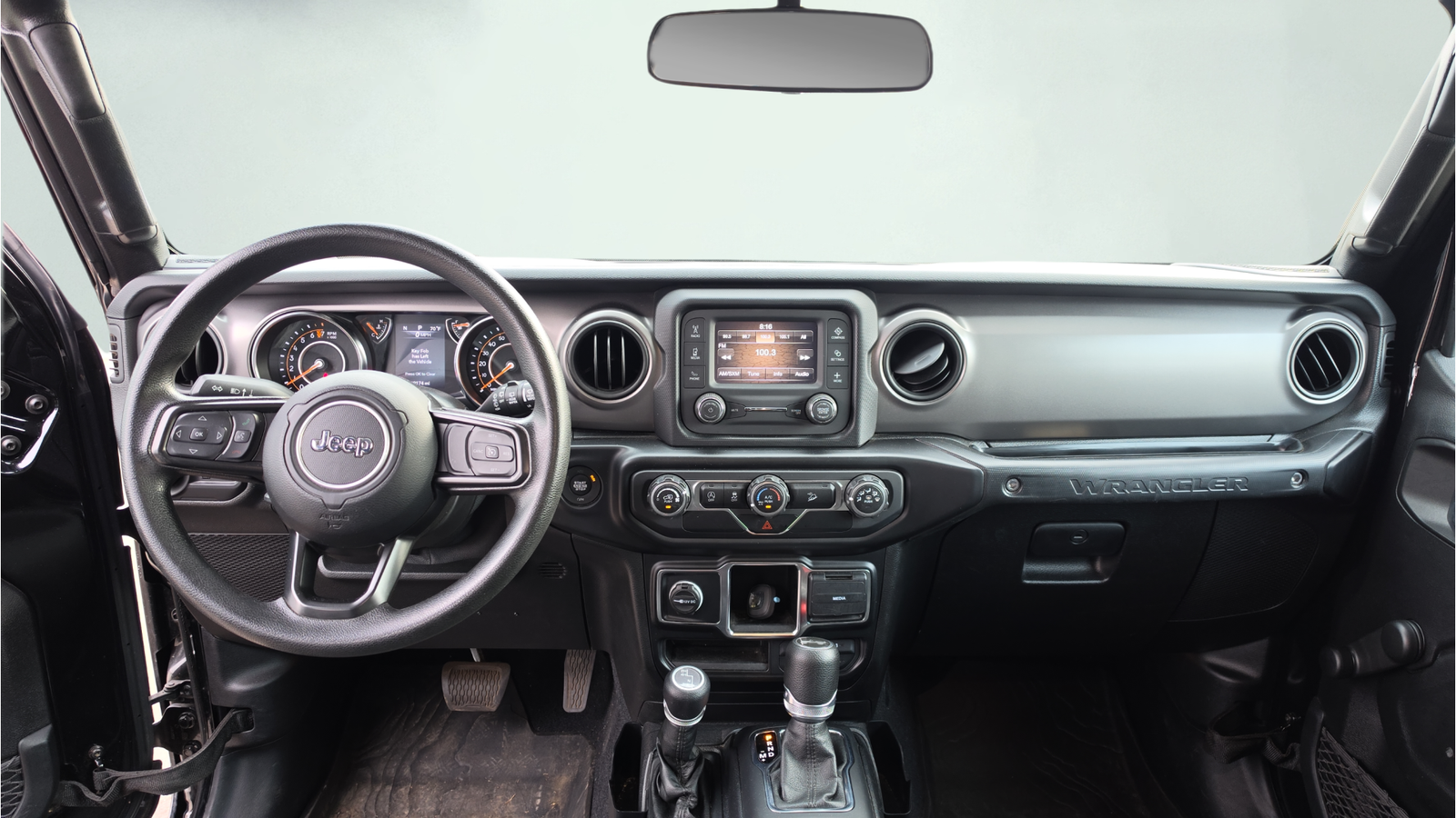 Used 2021 Black Clearcoat Jeep Unlimited Willys image 13