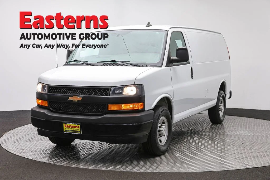 Used 2019 White Chevrolet Work Van image 1