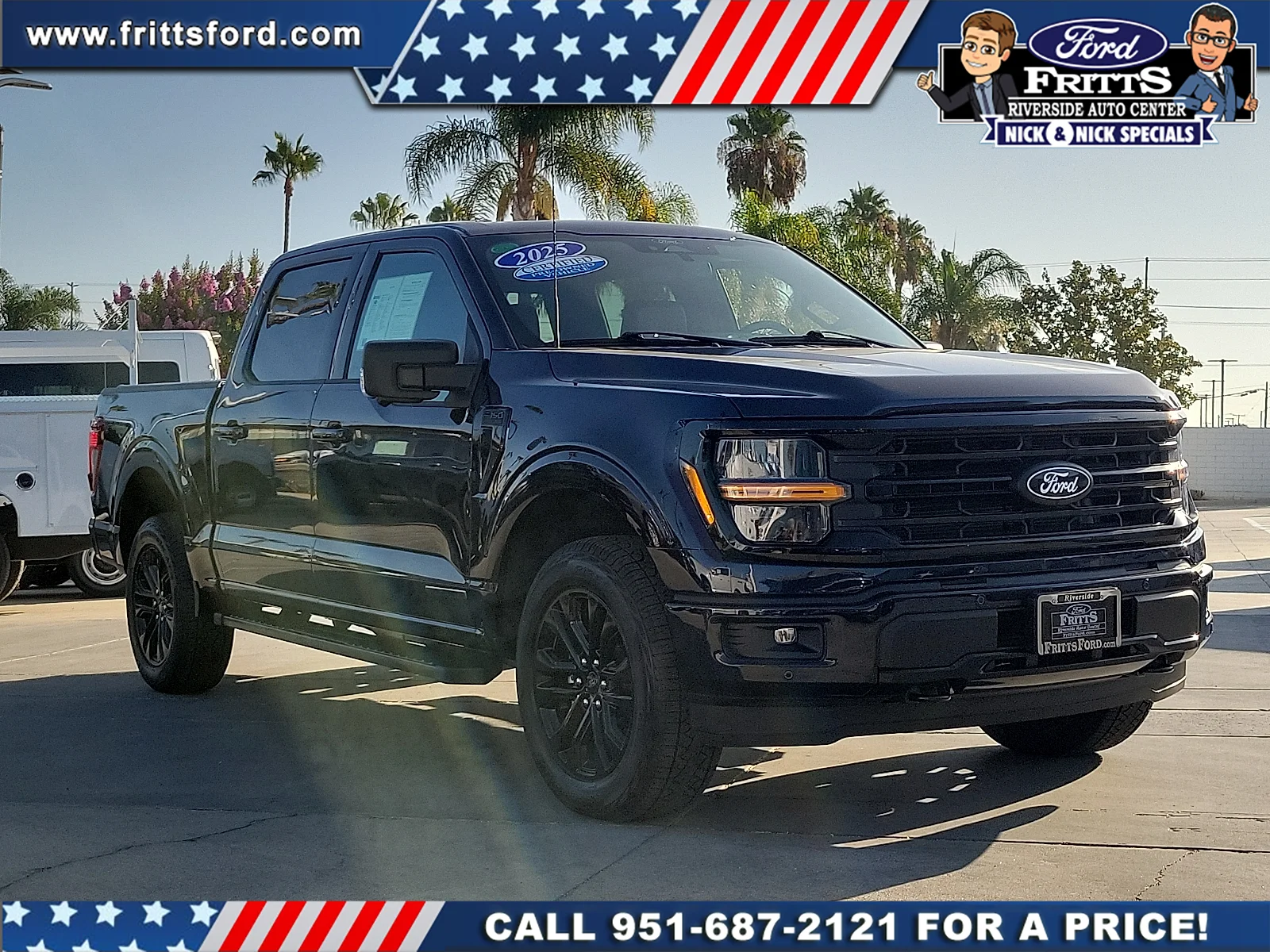 Certified Used 2025 Blue Metallic Ford XLT image 23