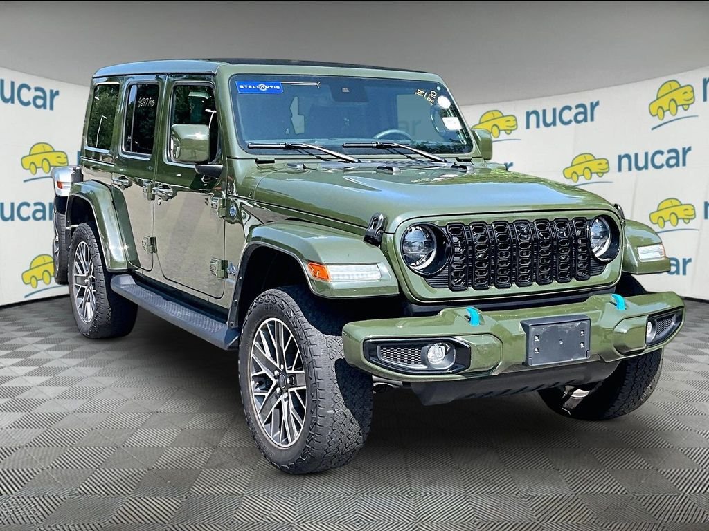 Used 2024 Green Jeep High Altitude 4xe image 1
