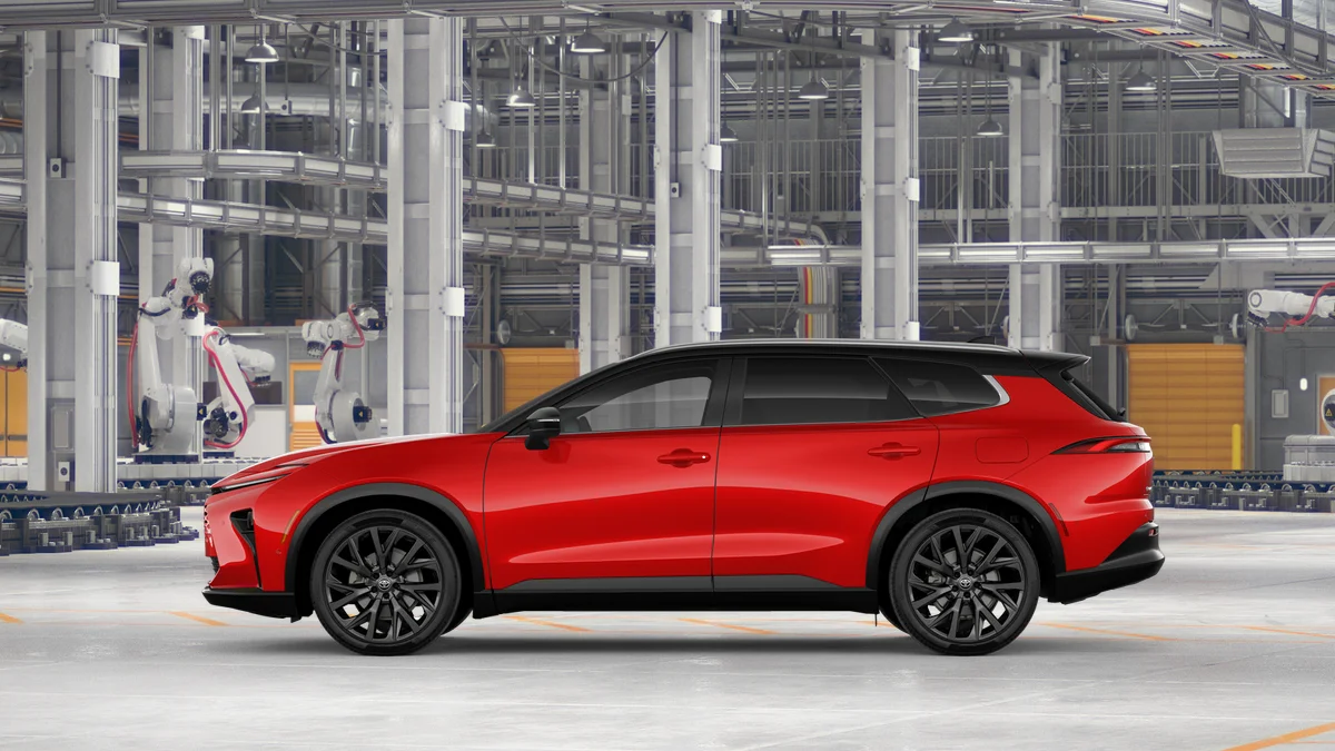 New 2026 Finish Line Red with Black roof Toyota Limited image 4