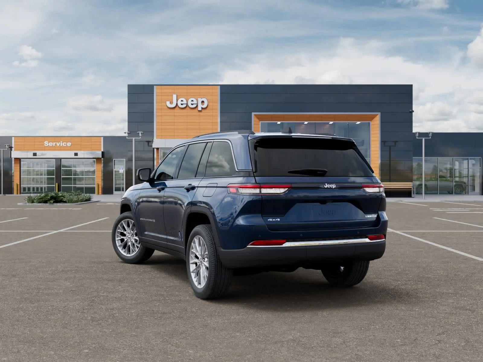 New 2027 Fathom Blue Pearlcoat Jeep Limited image 3