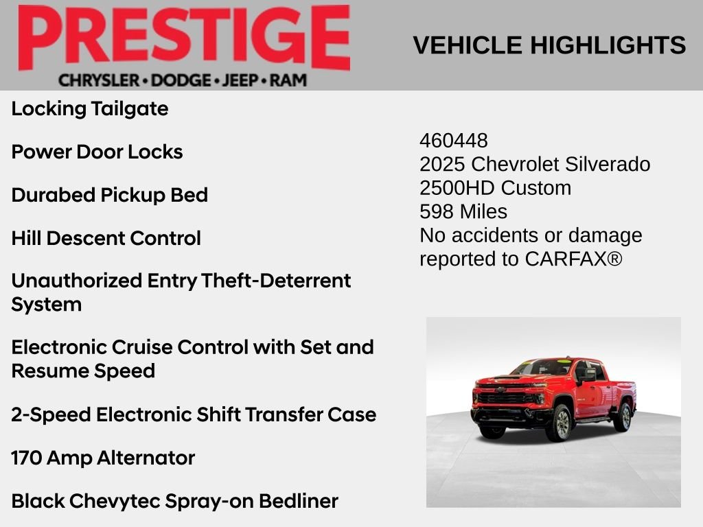 2025 Chevrolet Silverado 2500HD Custom - Photo 6