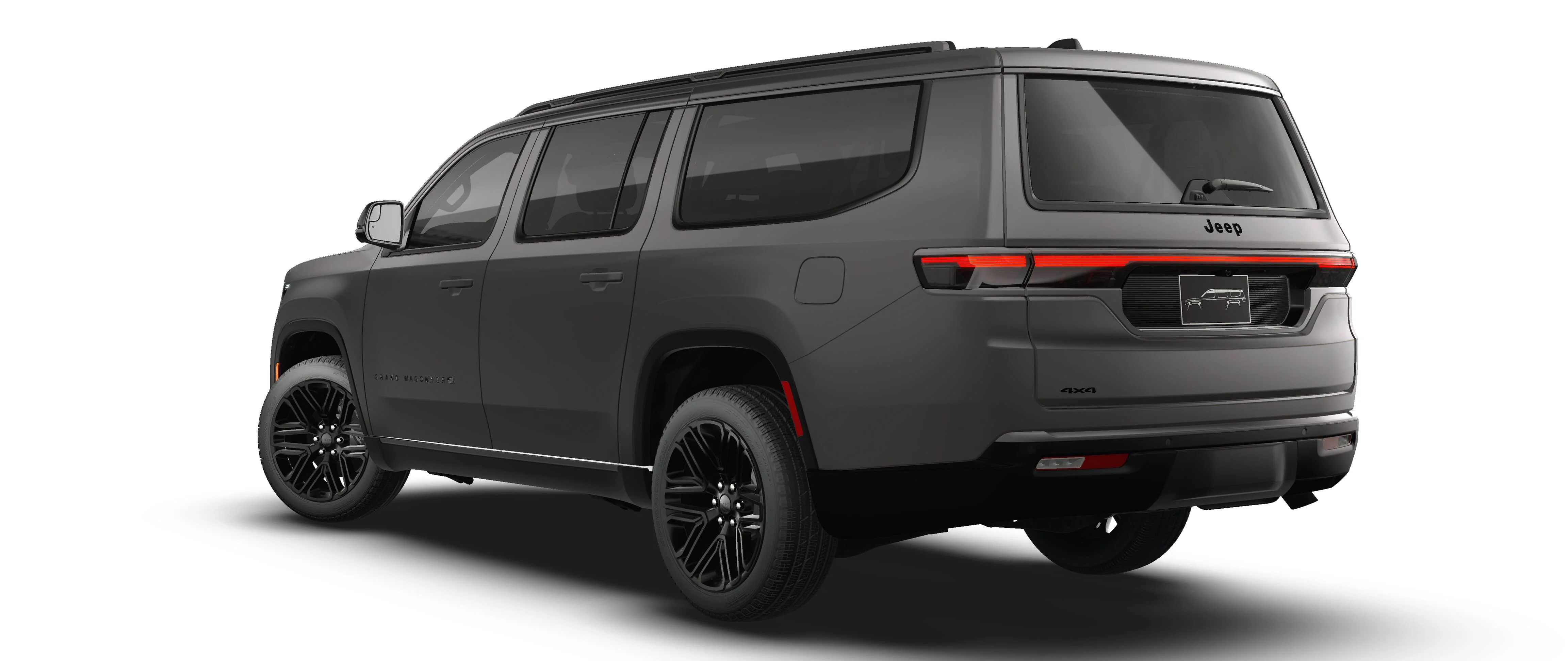 New 2026 Baltic-Gray Metallic Clear-Coat Exterior Paint Jeep Grand Wagoneer image 14