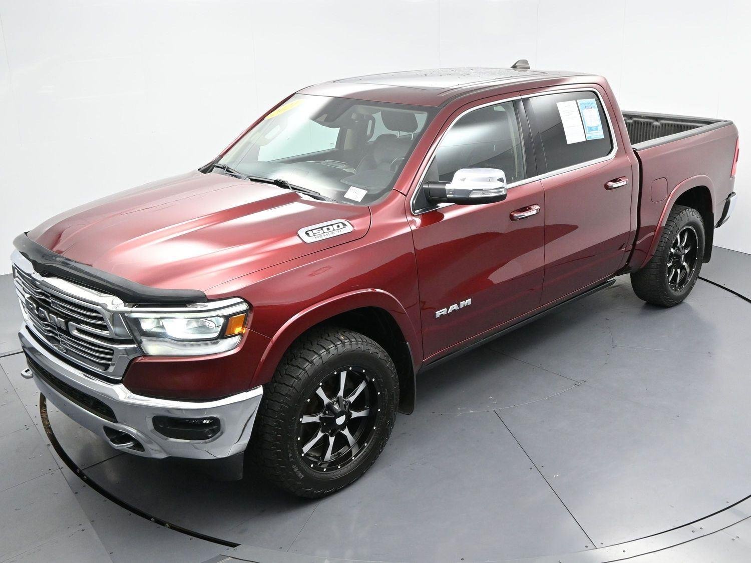 Used 2021 Delmonico Red Pearlcoat Ram Laramie image 42
