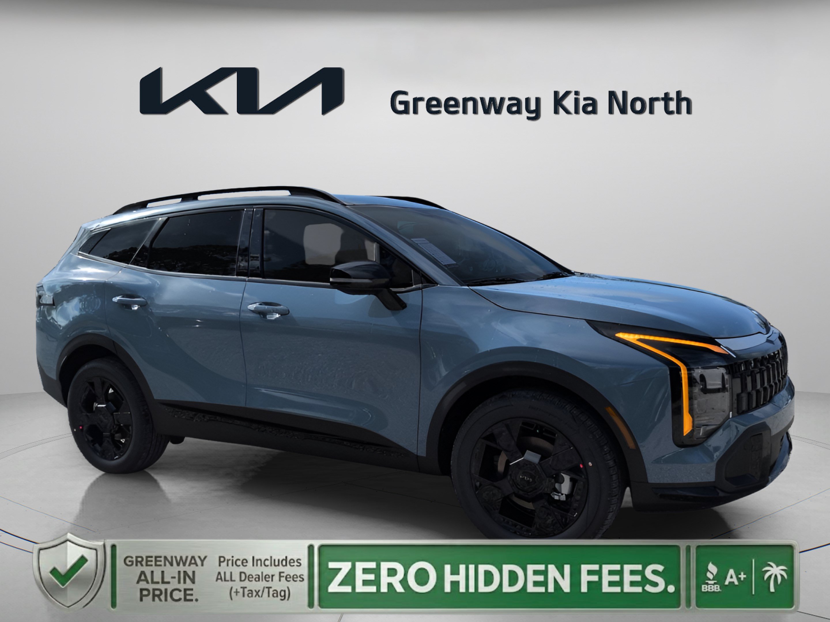 New 2026 Heritage Blue Kia X-Line image 2