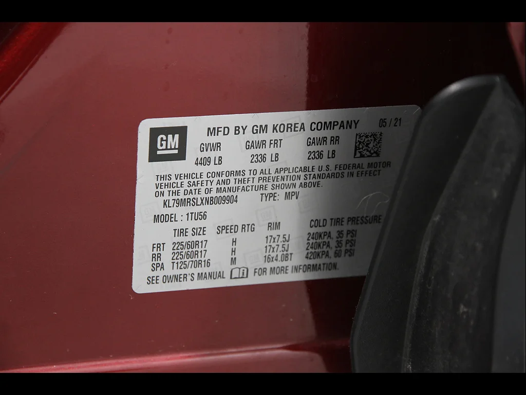 Certified Used 2022 Crimson Metallic Chevrolet LT image 24
