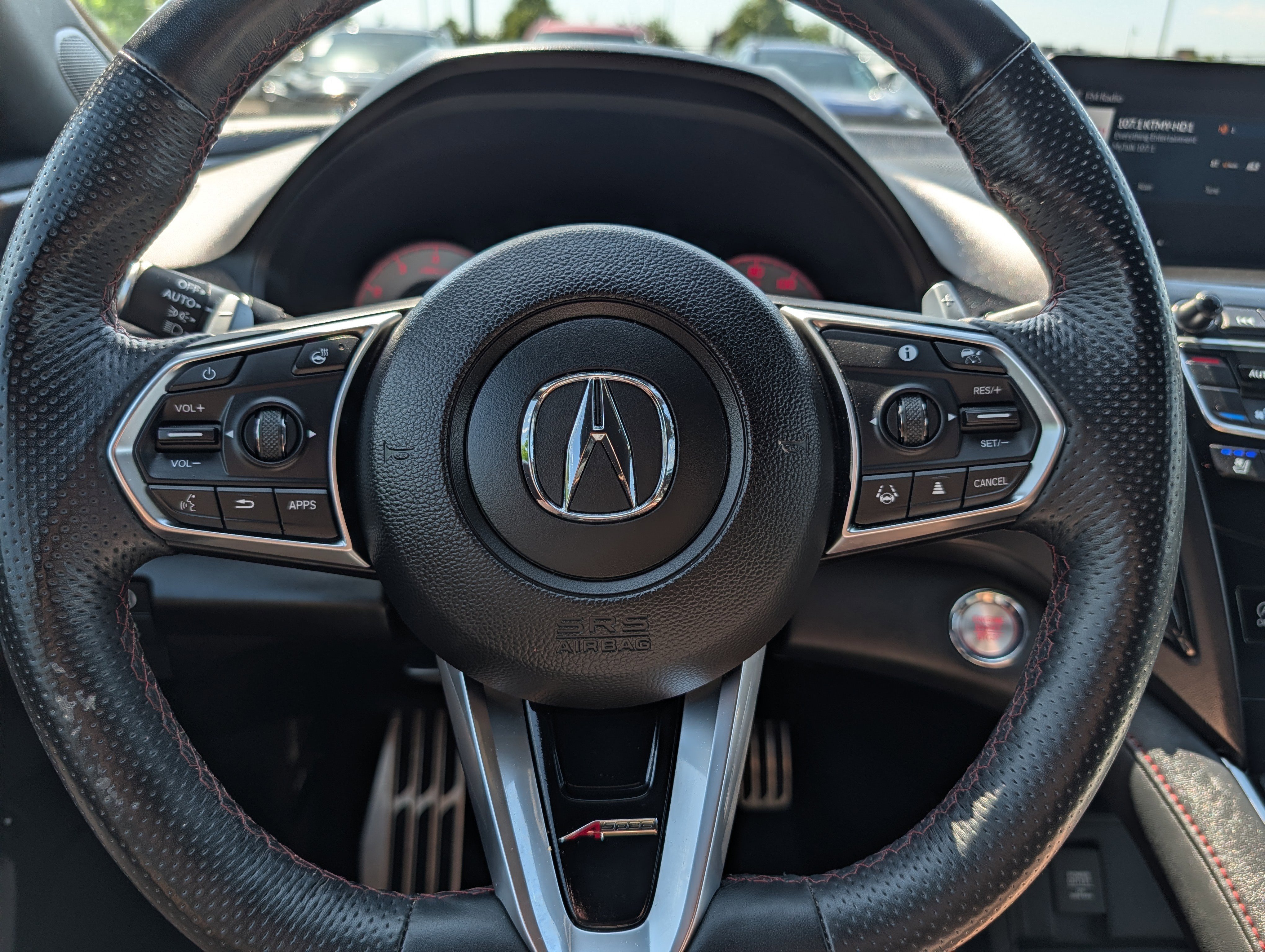 Used 2022 Platinum White Pearl Acura w/A-Spec Advance Package image 25
