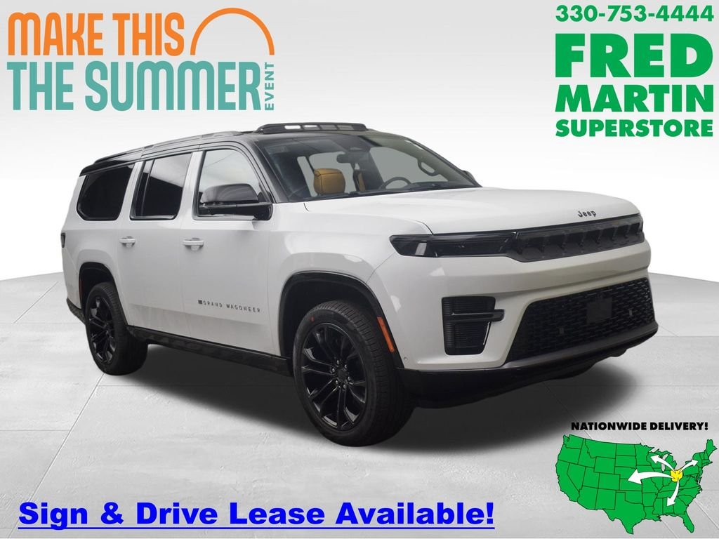New 2026 Bright White Clear-Coat Exterior Paint Jeep Summit Reserve image 1